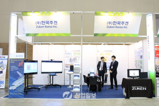 [KOMAF 2015] 한국주켄, 설계자 부담 줄인 ‘설계용 CAD시스템’ 개발