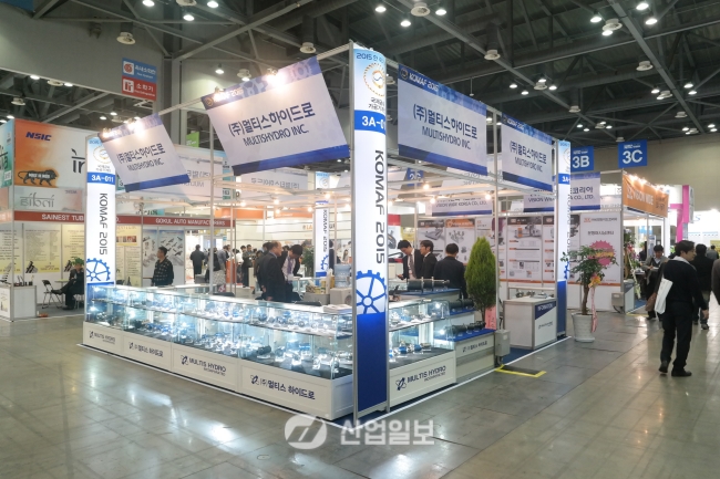 [KOMAF 2015] 멀티스하이드로, 다양한 용도별 로타리조인트 선보여