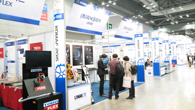 [KOMAF 2015] ㈜리낙코리아, 전동 액추에이터로 산업발전에 기여한다