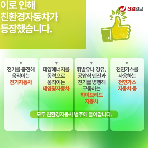 [카드뉴스] 친환경자동차란 무엇일까?