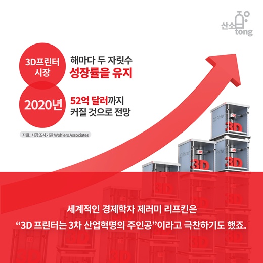 [카드뉴스] 3D 프린터는 산업혁명의 주역일까요?