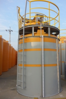 특수성형 된 PE약품탱크 원형 화학탱크