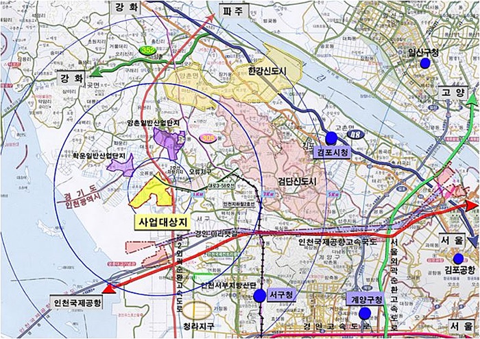 인천 검단일반산업단지 일반공장용지 잔여 12필지 공급