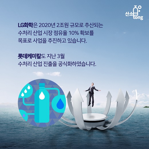 [카드뉴스] 화학기업이 수처리 산업에 뛰어드는 이유 ?