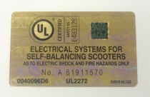 UL, 호버보드 안전 기준 UL2272 만들어