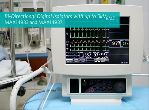맥심, 2채널 디지털 절연기 ‘MAX14933ㆍMAX14937’