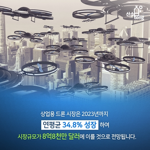 [카드뉴스] 상업용 드론, ‘융합’과 ‘인프라’가 해답