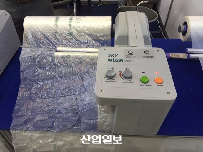 메리트, 최적의 포장 만드는 에어쿠션 제조기
