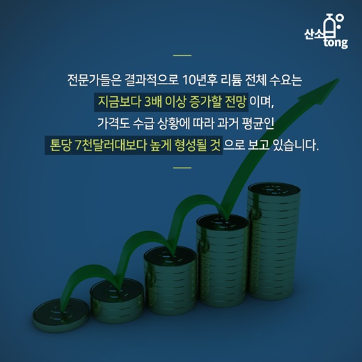 [카드뉴스] 전기차 뜨니, 리튬 시장 함께 뛴다