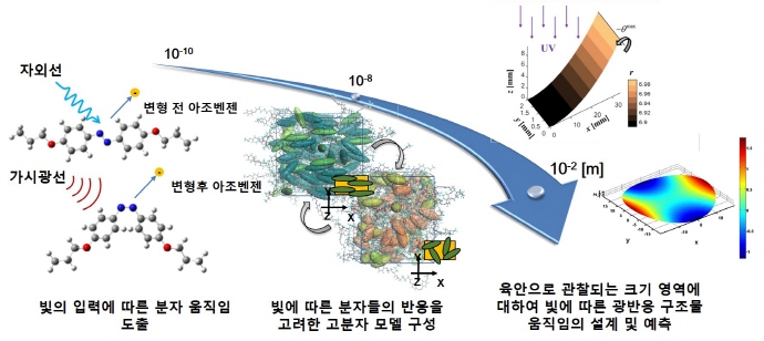 빛에 의해 변형되는 물질의 멀티스케일 해석 기술 개발