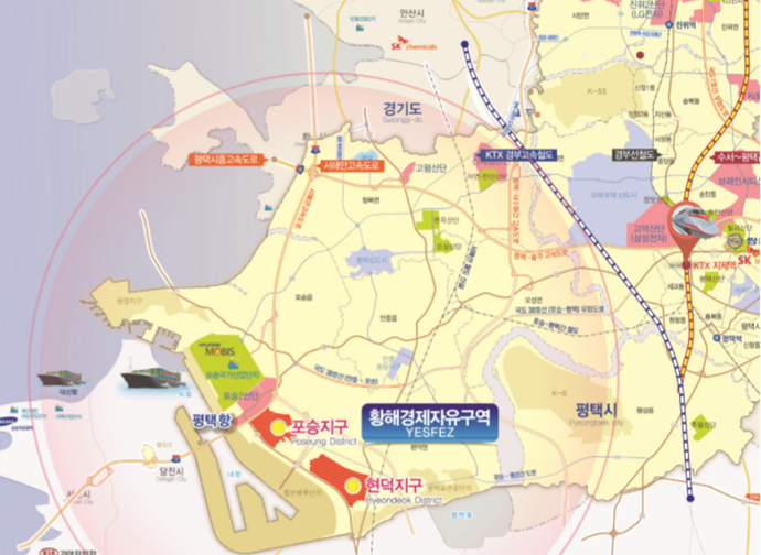 황해경제자유구역청, 1조7천억 규모 중국기업 투자유치