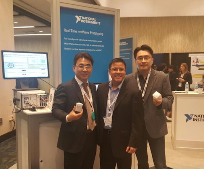 국내 연구진-NI 기업, 5G 핵심기술 국제 시연 성공