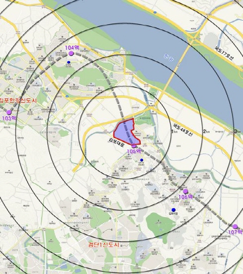 김포 걸포3지구 도시개발사업 실시계획 승인
