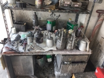 도심 한 복판서 버젓이 자동차 도장 작업