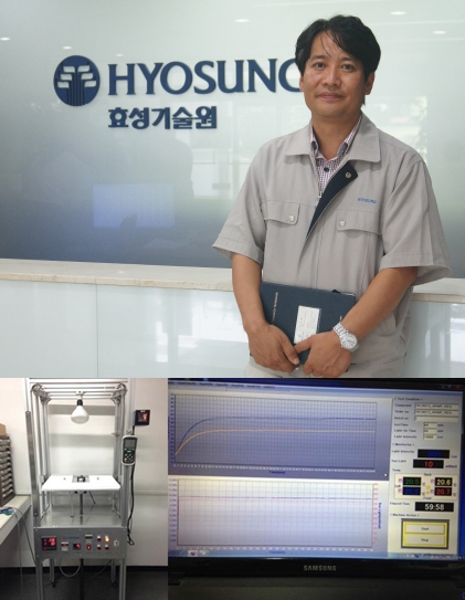 광발열 섬유 개발, 수입대체 효과 거둔다