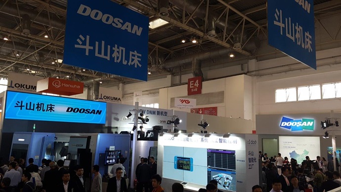 두산공작기계, CIMT2017에서 중국 공작기계 시장 ‘노크’