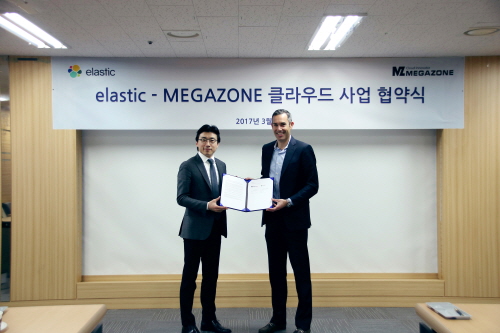 메가존, 글로벌 오픈소스 선두주자 엘라스틱과 파트너십 체결