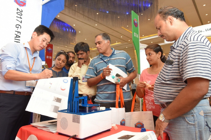‘2017 G-FAIR 뭄바이’서 바이어 사로잡은 한국 기계 설비