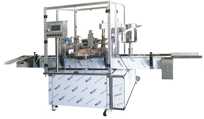 성진기계, 액체 충진 내, 외캡핑기