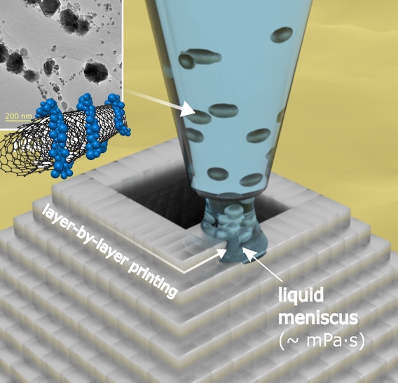 고정밀 3D 프린팅 및 3D 나노 전자잉크 기술 개발