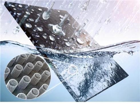 물에서도 젖지 않는 표면제어 기술 개발돼