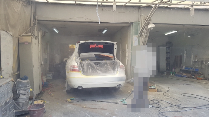 자동차 불법도장 20년간 주택가에서 버젓이 영업