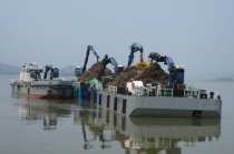 장마로 인한 팔당호 부유물, 생활 쓰레기는 5%