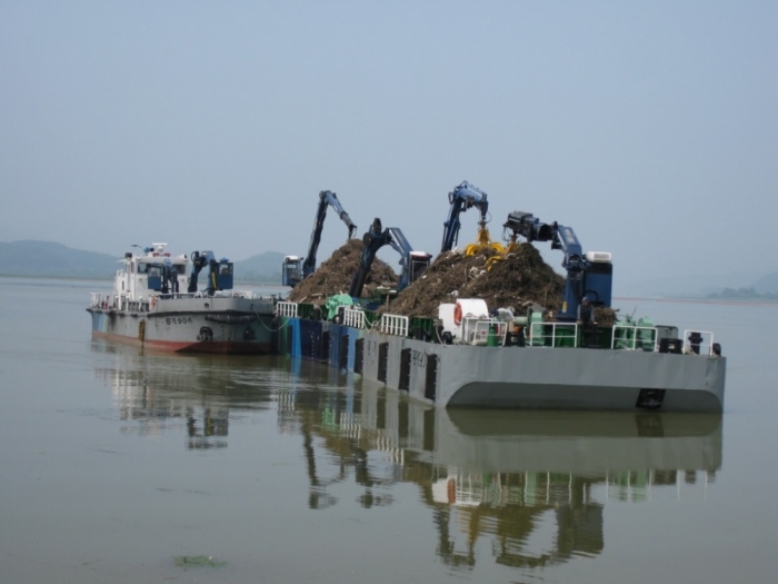 장마로 인한 팔당호 부유물, 생활 쓰레기는 5%