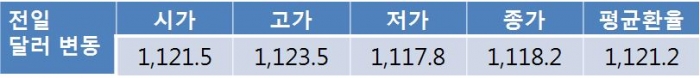 원 달러 환율 하락 속도 제한…1,110원대 후반 등락 전망
