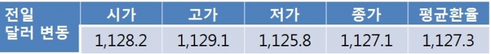 원 달러 환율 연준 위원 비둘기파적 발언에 1,120원대 중반 등락 전망