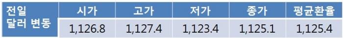 오늘 원 달러 환율 상승 전망…북한 관련 지정학적 리스크에 1,120원대 후반 예상
