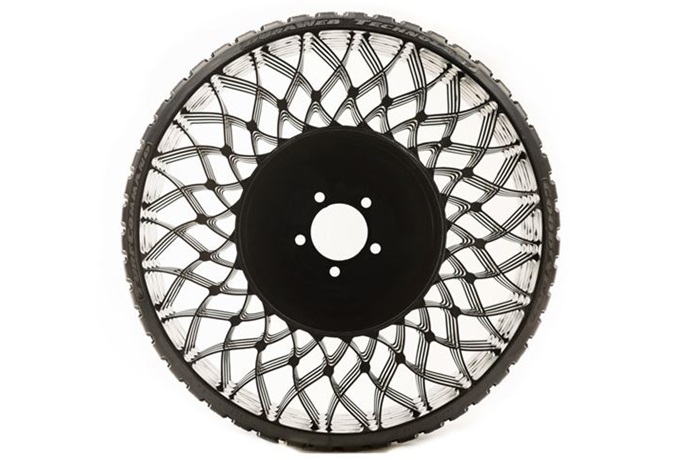 굿이어, 공기 주입 필요 없는 산업용 타이어 공개