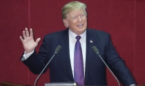 35분 간 진행된 트럼프 연설, 대북관련 안보 ‘강조’·통상문제는 ‘원론적 접근’