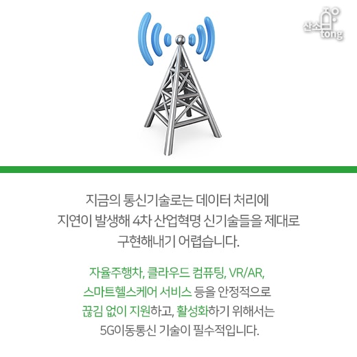 [카드뉴스]'5G, 상상하는 모든 것을 가능케 하는 차세대 네트워크'