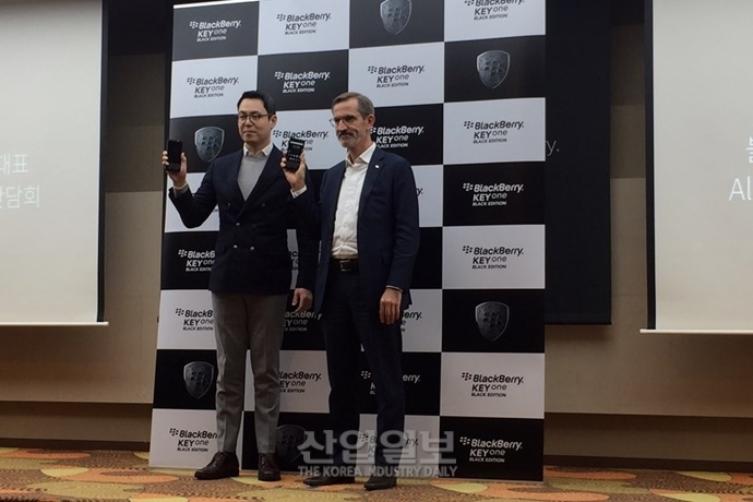 [포토뉴스] 블랙베리 키원 블랙에디션 출시 기념 글로벌 대표 방한