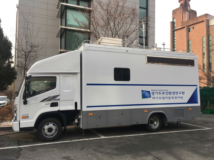 극심한 미세먼지에 대기오염 이동측정차량 증차