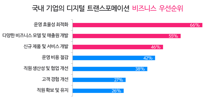 국내 기업, 디지털 혁신 인식하지만 전략 수립 미흡해