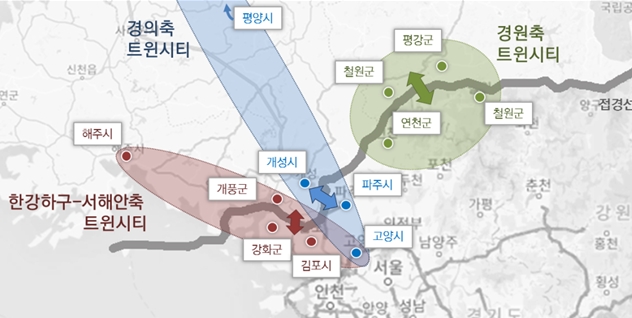 북한 접경지 남북 평화 분위기 타고 트윈시티 개발, 새로운 발전 기대