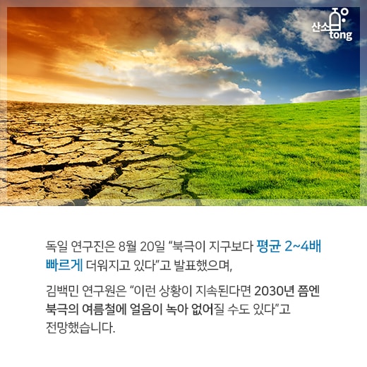 [카드뉴스] 지구의 경고인가? 빙하기 이후 보존되던 ‘최후의 빙하’ 붕괴