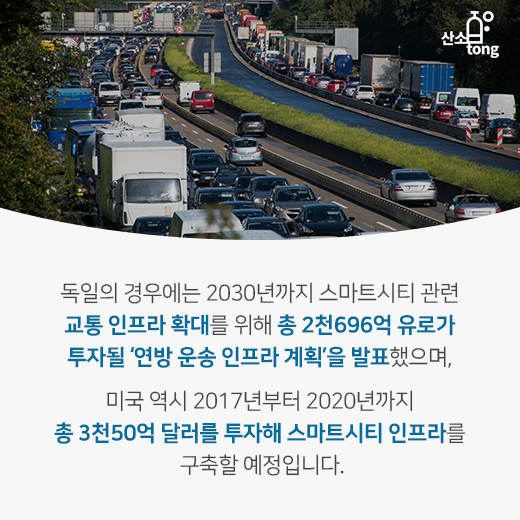 [카드뉴스] 4차 산업혁명 기술의 집약체 ‘스마트시티’, 전 세계 투자 늘린다