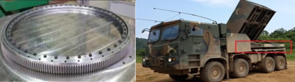국산화 성공한 로켓발사기 장착 특수정밀 선회링 '수입대체 효과'