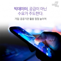 [카드뉴스]빅데이터, 공급이 아닌 수요가 주도한다.