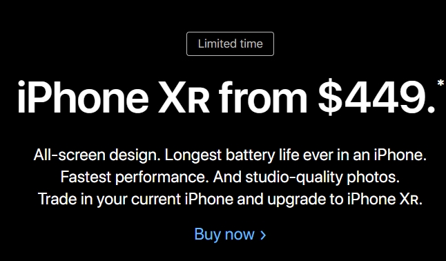 [모바일 On] 미국 현지에서 할인판매 들어간 애플 아이폰 XR, LCD의 종말 알리나?