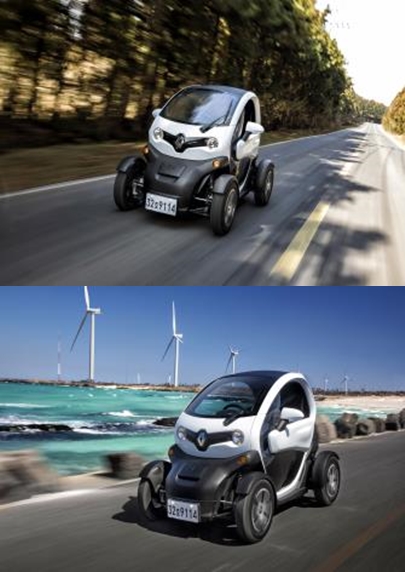 르노 전기차 트위지 양산 수출 거점 도시 부산