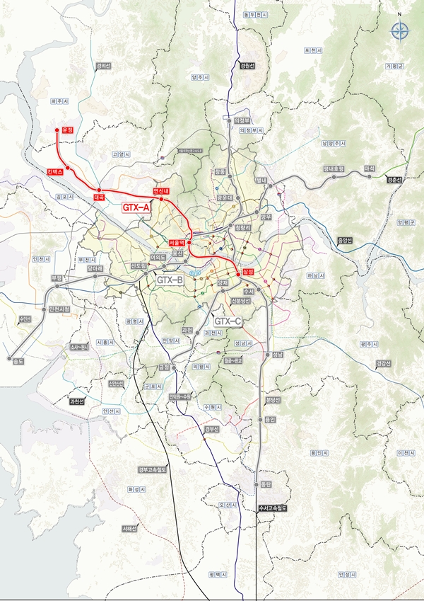 수도권광역급행철도 A노선 27일 착공 통근시간 단축