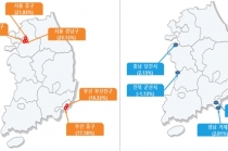 명동8길 1억8천300만원/㎡, 전남 진도 눌옥도리 210원/㎡