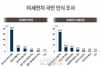 미세먼지 국민 인식 조사, 10명 중 9명 ‘일상생활 불편’