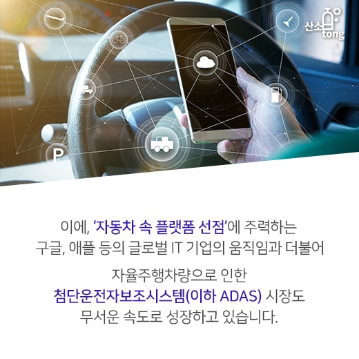[카드뉴스] 자율주행차 시장, 운전자 보조하는 ‘ADAS’가 뜬다