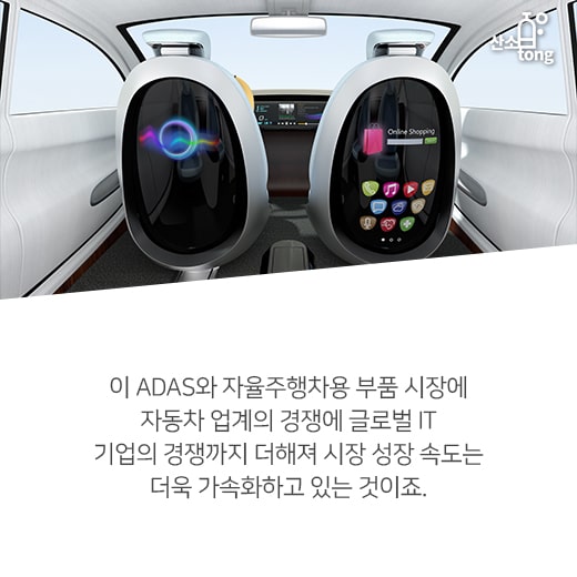[카드뉴스] 자율주행차 시장, 운전자 보조하는 ‘ADAS’가 뜬다