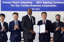 두산중공업, 미국 민간발전사 MCV와 가스터빈 사업 협력 MOU 체결
